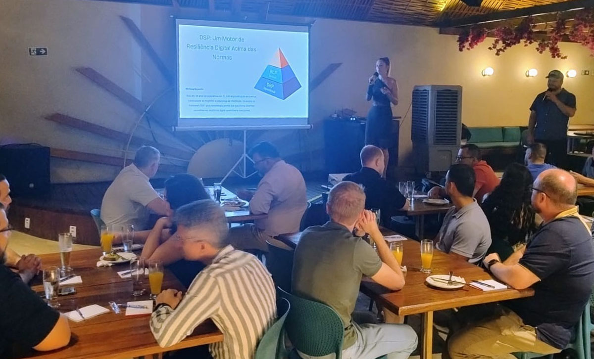 Melissa Esposito realiza palestra em Vitória (ES) para CISOs e profissionais de TI